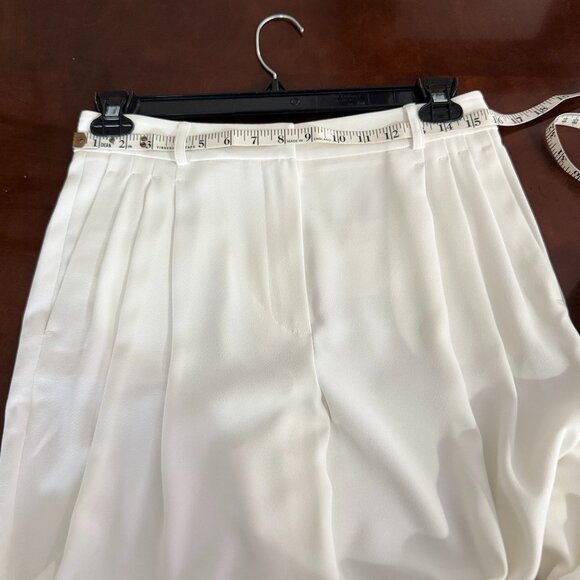 Paul & Joe Paris Chic White Tailored Dress Pants, Size US 10 - Picture 4 of 9